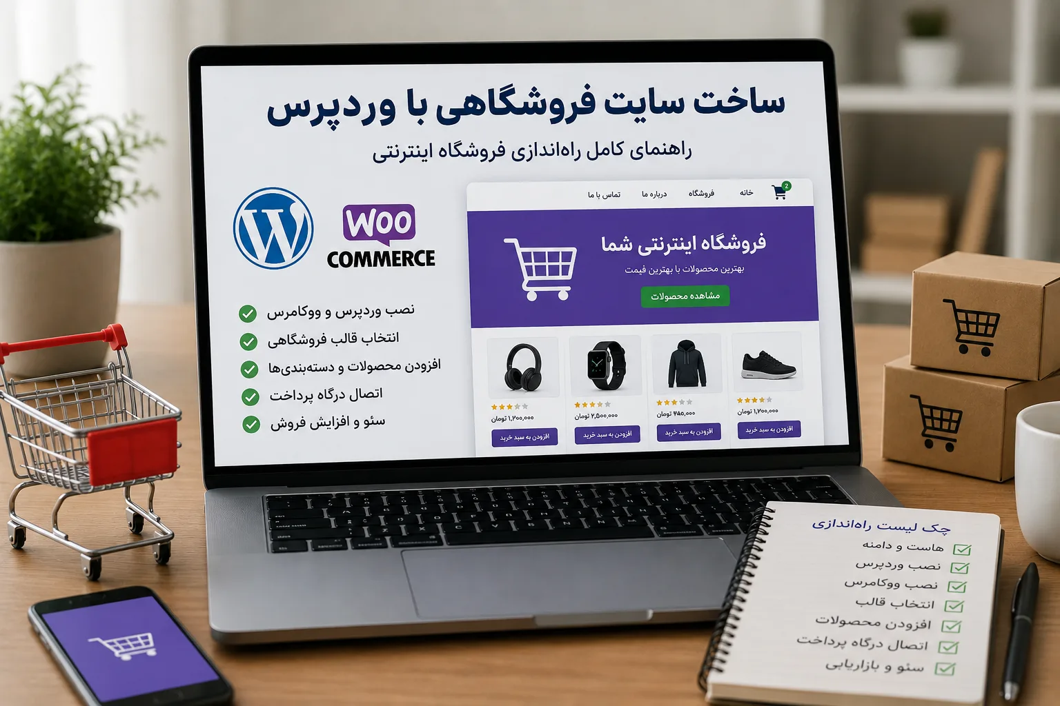 ساخت سایت فروشگاهی با وردپرس